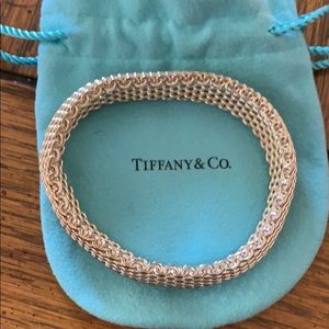 Authentic Tiffany’s and Co mesh bracelet